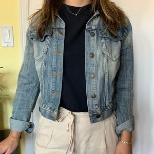 Aritzia Cropped Denim Jacket